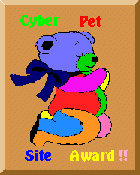 Cyber Pet Site Award