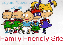 Eyeore Lovers Family Friendly Site Award